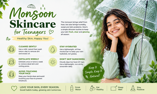Monsoon Skincare for Teenagers: The Complete Guide to Prevent Acne, Oily Skin & Breakouts During the Rainy Season