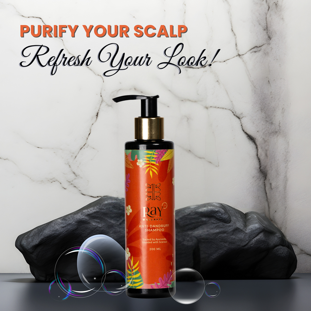 Best Ayurvedic Shampoo for Itchy Scalp by Ray Wellness