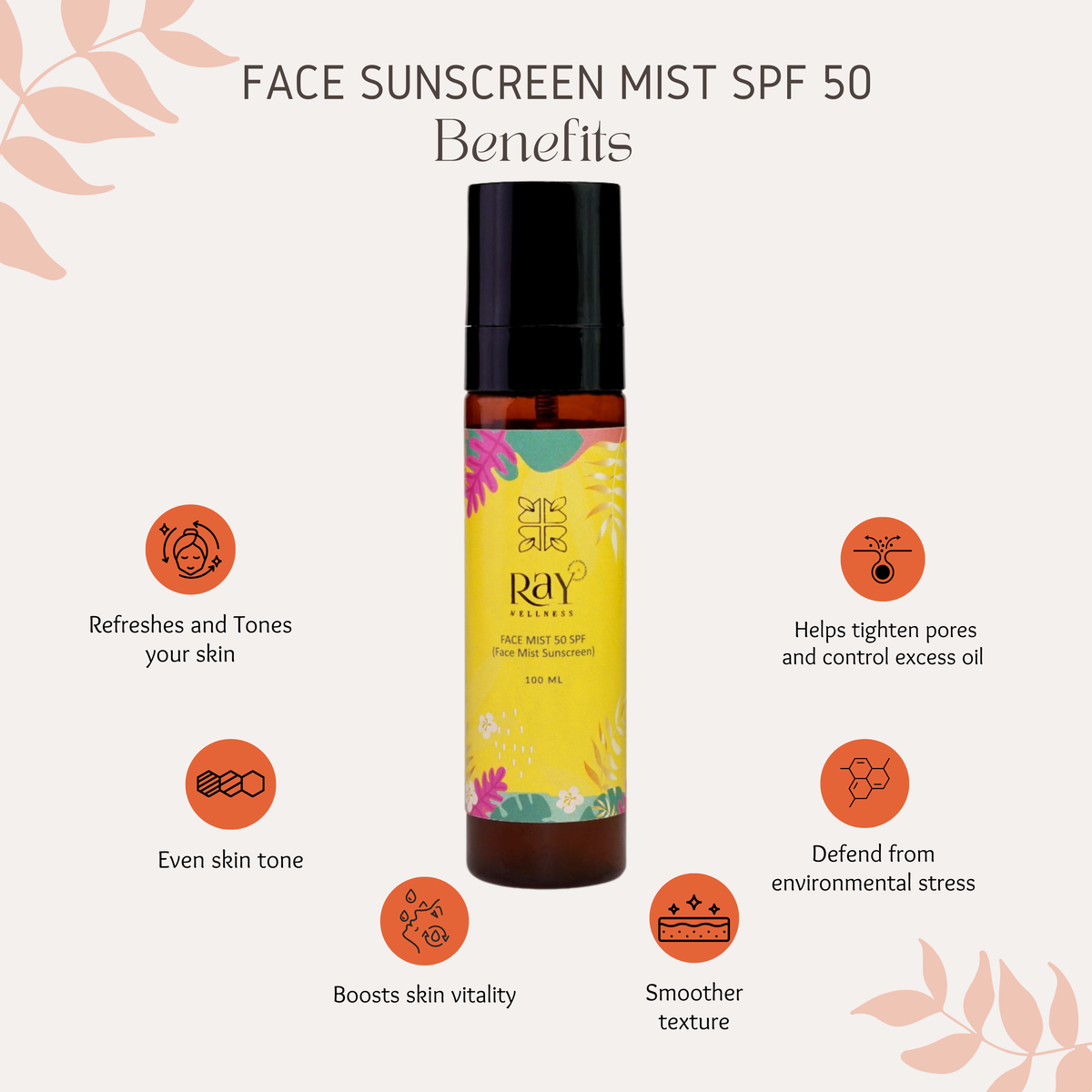 Non-Comedogenic Sunscreen Mist Spray for Students | Ray Wellness