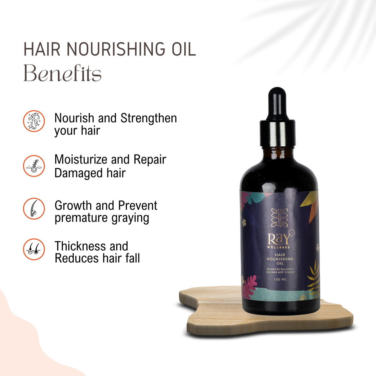 Ayurvedic Onion Hair Oil for Fast Hair Growth & Hair Thinning | Ray Wellness