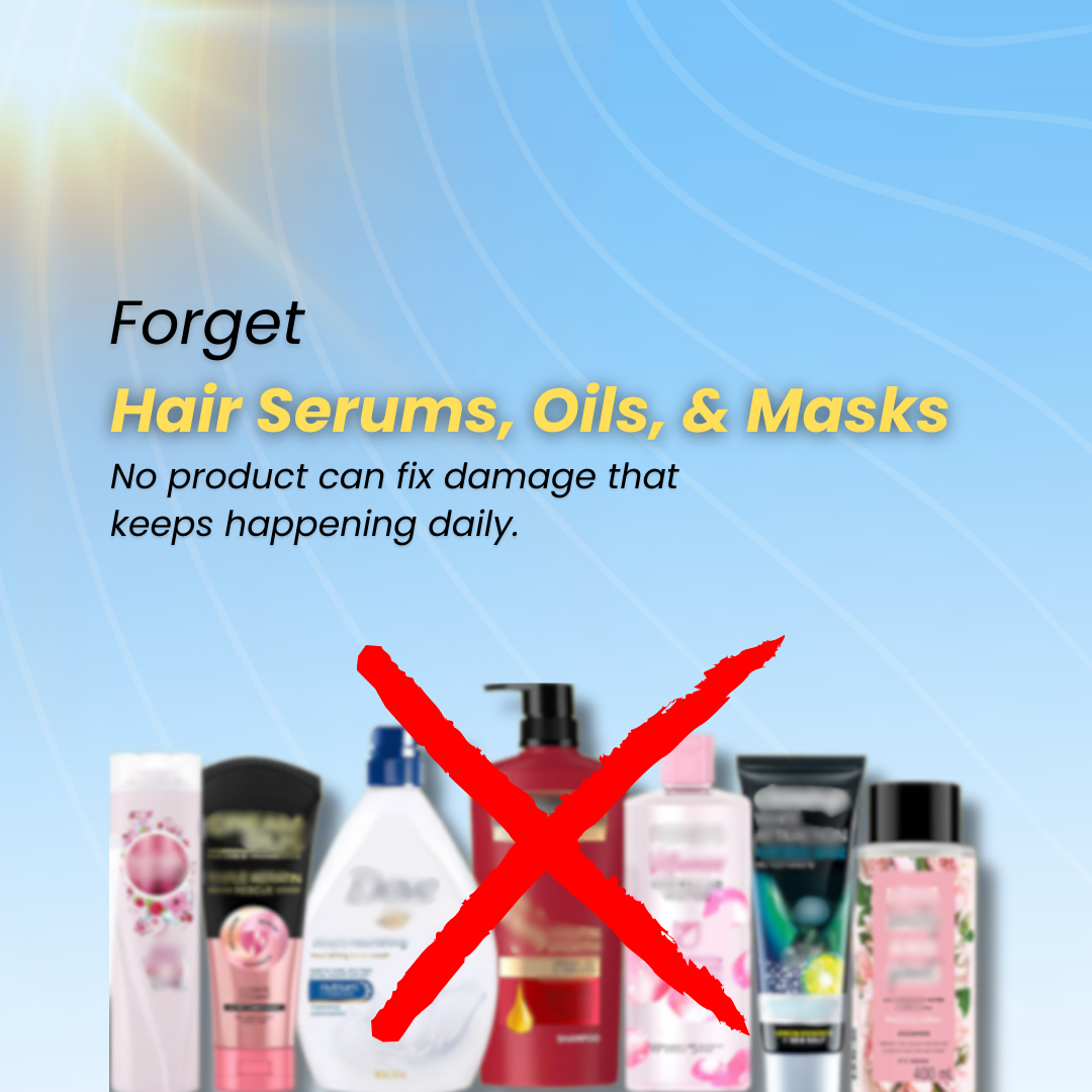 Hair Sunscreen Mist & Perfume for  UV Protection SPF 50