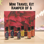 Hamper 3 : Travel Pack - Nourishing Shampoo, Hair Conditioner, Face Wash, Body Wash, Body Moisturizer & Face Sunscreen Mist SPF 50 | 30 ml X 6