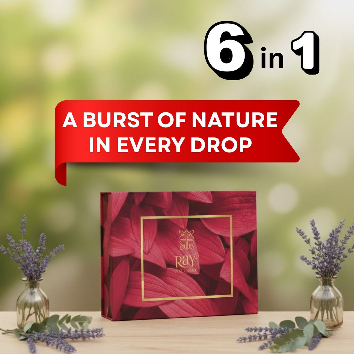 Hamper 3 : Travel Pack - Nourishing Shampoo, Hair Conditioner, Face Wash, Body Wash, Body Moisturizer & Face Sunscreen Mist SPF 50 | 30 ml X 6