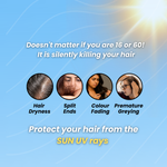 Hair Sunscreen Mist & Perfume for  UV Protection SPF 50