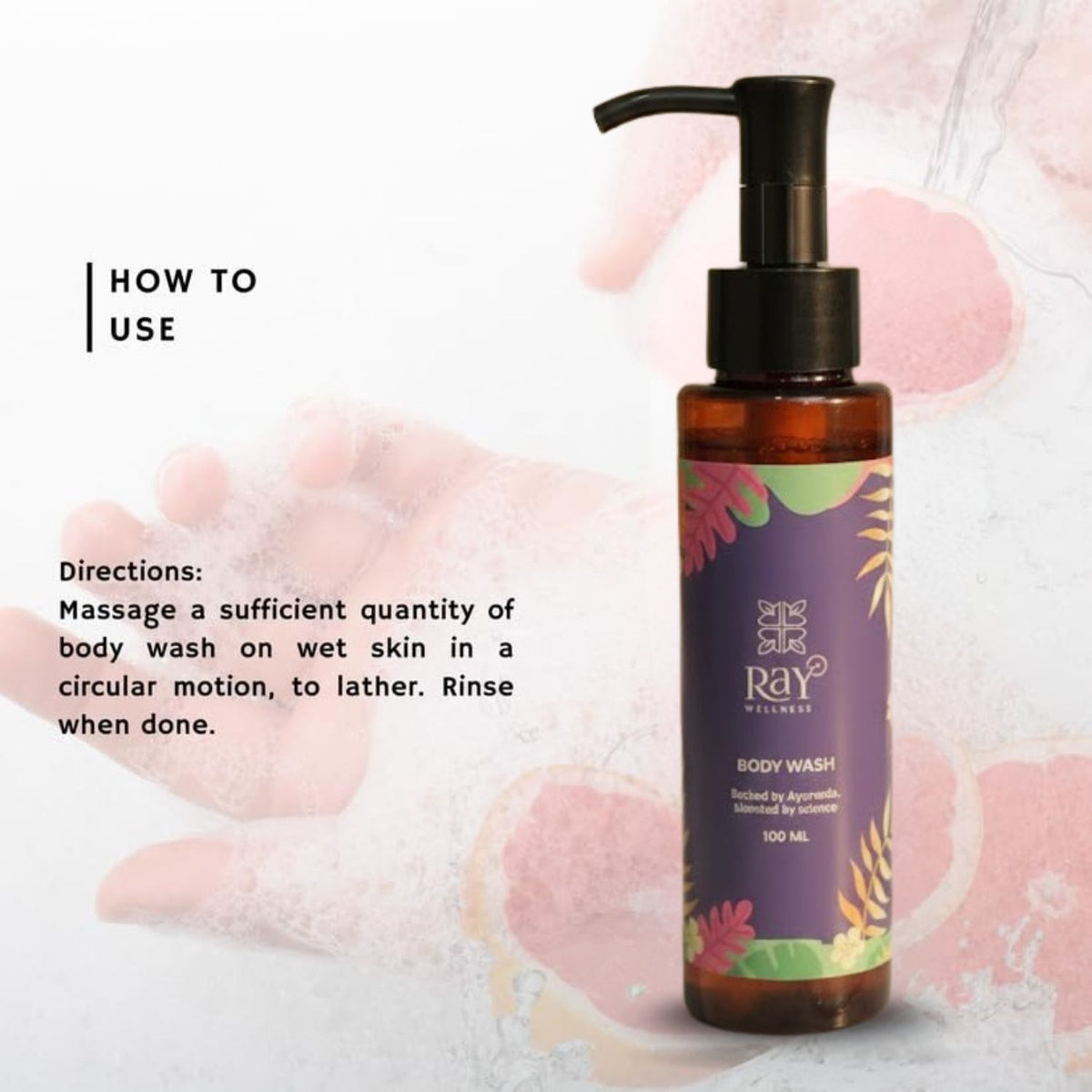 Deep Cleansing Ayurvedic Shower Gel & Body Wash | Ray Wellness