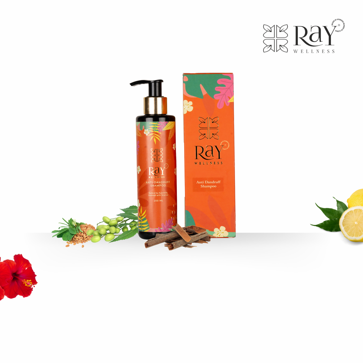 Best Ayurvedic Shampoo for Itchy Scalp by Ray Wellness