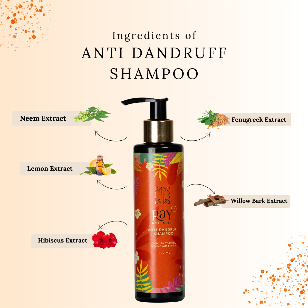 Best Ayurvedic Shampoo for Itchy Scalp by Ray Wellness