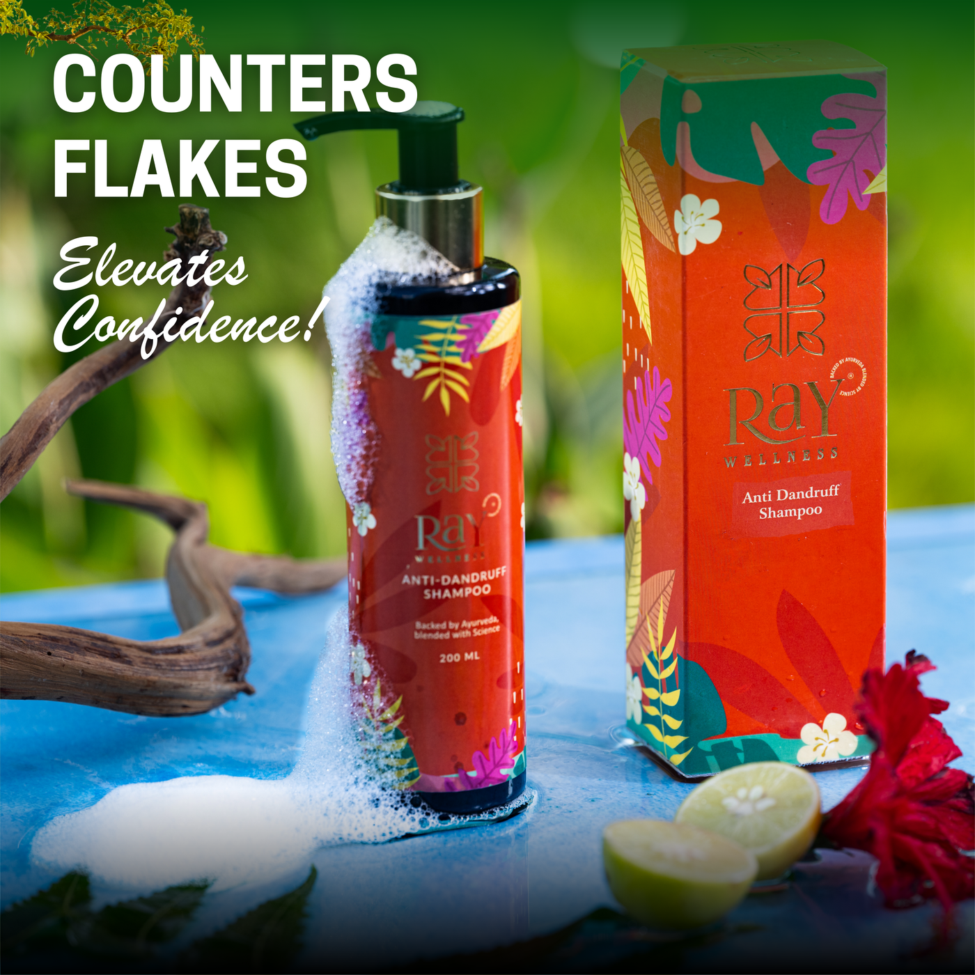 Best Ayurvedic Shampoo for Itchy Scalp by Ray Wellness