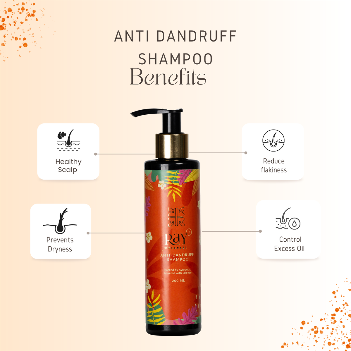 Best Ayurvedic Shampoo for Itchy Scalp by Ray Wellness